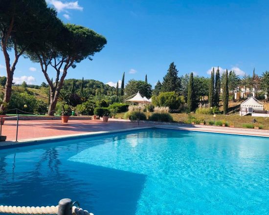 8 nights with breakfast at Il Pelagone Hotel & Golf Resort Toscana and unlimited green fees (Toscana Golf Club and 1 GF Punta Ala GC, Saturnia and Argentario)